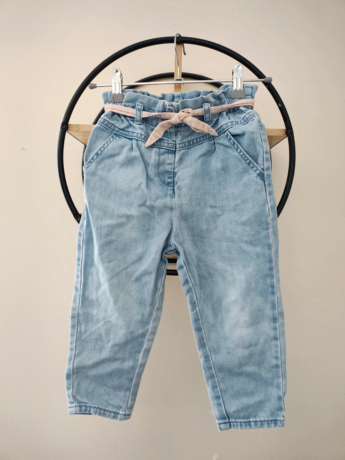 36 mois 3 ans pantalon jean avec ceinture kiabi